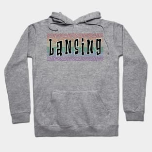 LGBTQ PATTERN AMERICA LANSING Hoodie